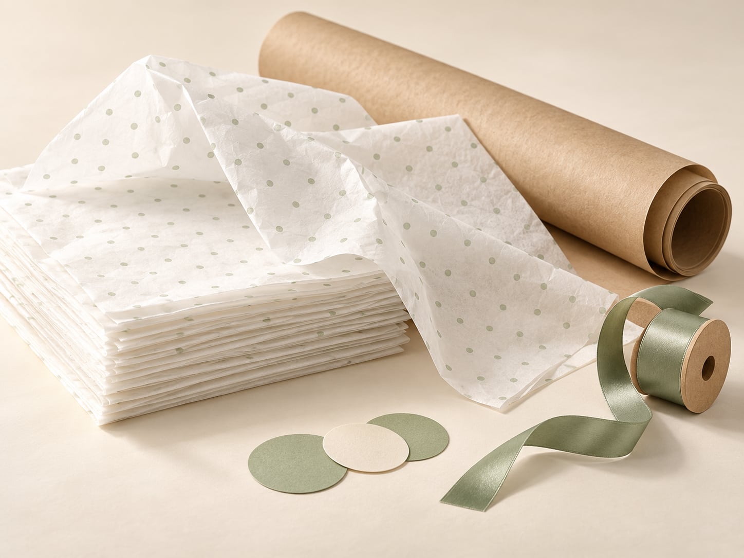 Custom Printed Tissue Paper packaging concept